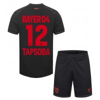 Dres Bayer Leverkusen Edmond Tapsoba #12 Domaci za djecu 2023-24 Kratak Rukav (+ kratke hlače)